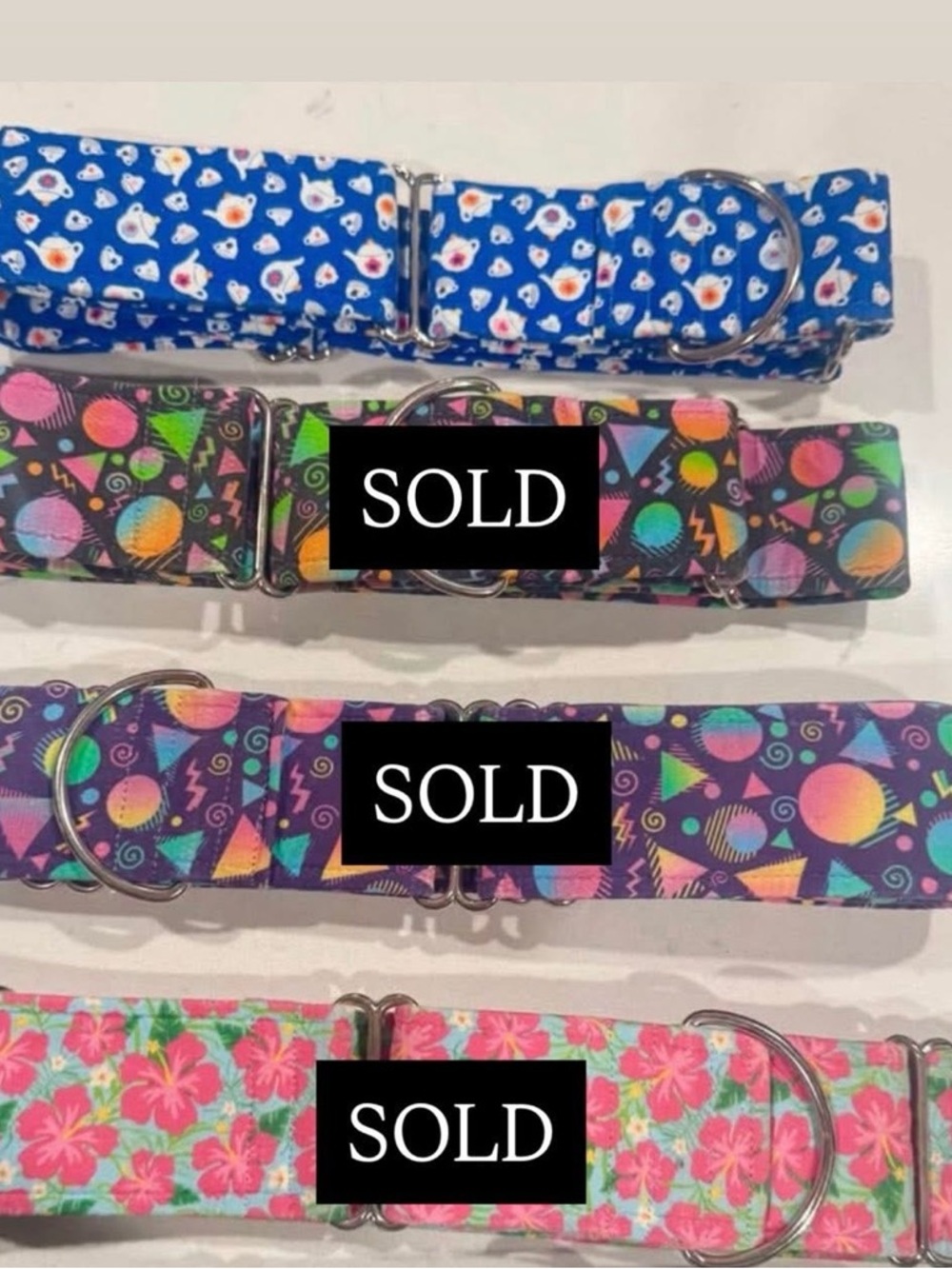 XL 2” dog martingale collar